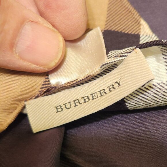 Burberry Authentic Silk Scarf - Picture 4 of 7